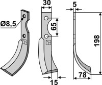 Fräsmesser 198x30mm, rechts gallery 2_2nd