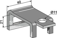 Halter für Zinken 26x10 2
