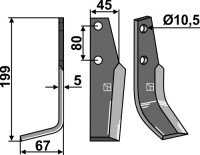 Fräsmesser 199x45mm, links gallery 4_2nd