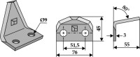 Futtermischwagenmesser 2