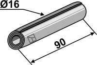 Spannstift Ø16x90 2