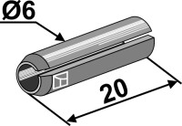 Spannstift - Ø6x20 2