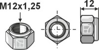 Sechskantmutter - 1/2 UNF 2