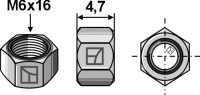 Sechskantmutter M6 2