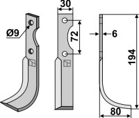Fräsmesser 194x30mm, rechts gallery 20_2nd