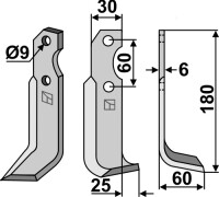 Fräsmesser 180x30mm, rechts gallery 10_2nd