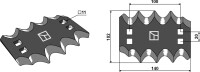 Futtermischwagenmesser, rechts 2