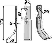 Fräsmesser 172x25mm, links gallery 4_2nd
