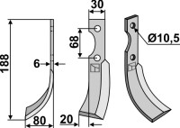 Fräsmesser 188x30mm, links gallery 7_2nd