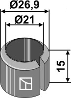 Spannbuchse 15xØ21xØ26,9 2