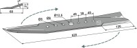 Mähermesser 520mm 2