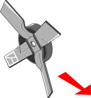 Messerkreuz - rechts 2