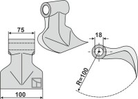 Hammerschlegel 100x75mm 2