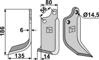 Fräsmesser 186x80mm, links gallery 17_2nd
