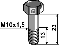 Sechskantschraube - M10x1,5 - 8.8 2