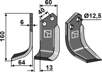 Fräsmesser 160x60mm, links gallery 10_2nd