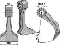 Hammerschlegel 110x38mm 2