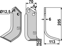 Fräsmesser 205x70mm, rechts gallery 5_2nd