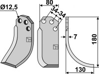 Fräsmesser 180x80mm, rechts gallery 10_2nd