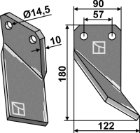 Fräsmesser 180x90mm, rechts gallery 4_2nd