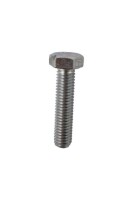 Sechskantschraube M8x1,25x35 ohne Mutter - galvanisch...