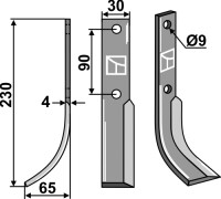 Fräsmesser 230x30mm, links gallery 1_2nd