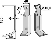 Fräsmesser 185x40mm, links gallery 14_2nd