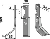 Fräsmesser 169x30mm, links gallery 7_2nd