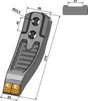 Scharspitze - Hartmetall 2