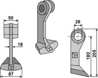 Hammerschlegel 87x51mm 2