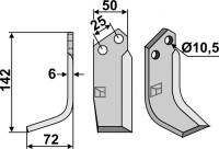Fräsmesser 142x50mm, links gallery 12_2nd