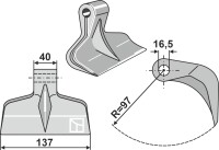 Hammerschlegel 137x40mm 2
