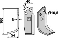 Fräsmesser 160x40mm, links gallery 45_2nd