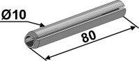 Spannstift - Ø10x80 2