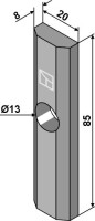 Halteplatte 2
