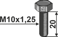 Schraube - M10x1,25 2