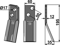 Rotorzinken 195x60mm