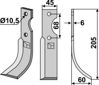 Fräsmesser 205x45mm, rechts gallery 19_2nd