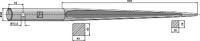 Frontladerzinken 820mm 2