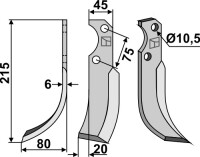 Fräsmesser 215x45mm, links gallery 46_2nd