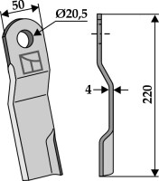 Messer 220x50mm, rechts gallery 17_2nd