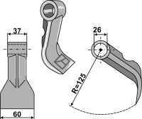 Hammerschlegel 60x37mm