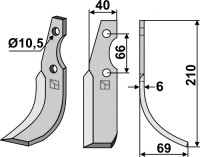 Fräsmesser 210x40mm, rechts gallery 2_2nd