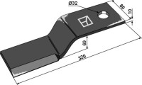 Mähermesser 320mm 2
