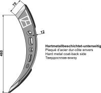 Spitze SK verdreht links, Hartmetallbeschichtet 2