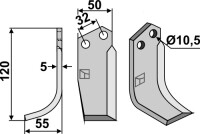 Fräsmesser 120x50mm, links gallery 18_2nd