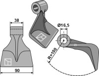 Hammerschlegel 90x38mm 2