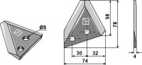 Futtermischwagenmesser 2