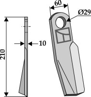 Schlegel 210x60mm - links 2