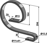 Oberfeder 40x12 2